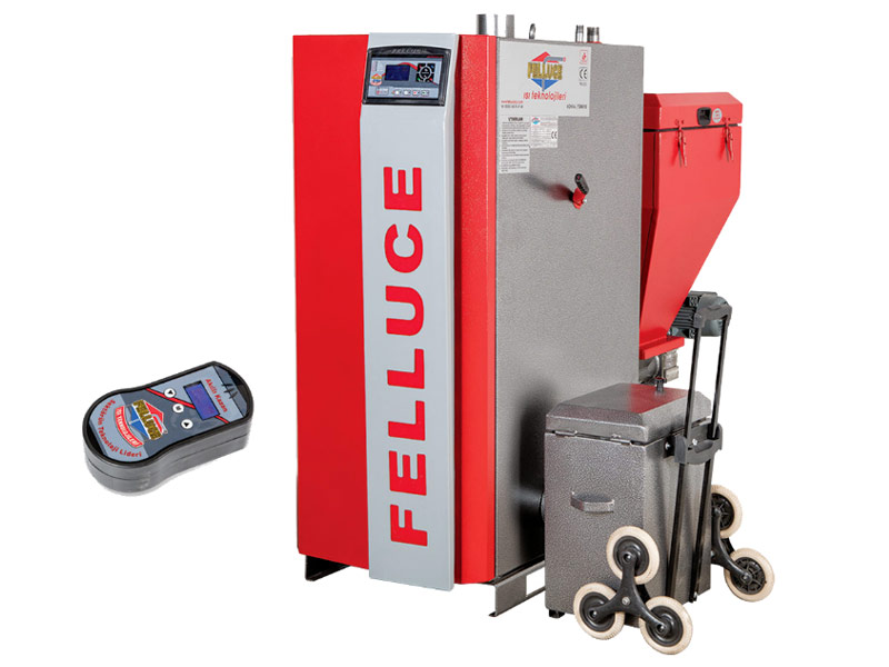 FELLUCEmerkezi kalorifer kazanı, merkezi sera kazanı,merkezi katı yakıtlı kazan