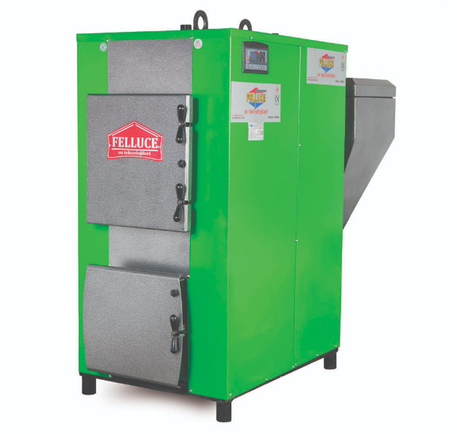 FELLUCE Stokerli kalorifer kazanı, stokerli kömürlü kalorifer kazanı,stokerli sera kazanı