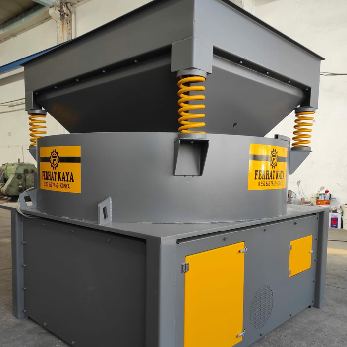 FERAT KAYA; Konya Döküm kum mikseri, kum mikseri, sarsak elekli kum mikseri, poligon elek