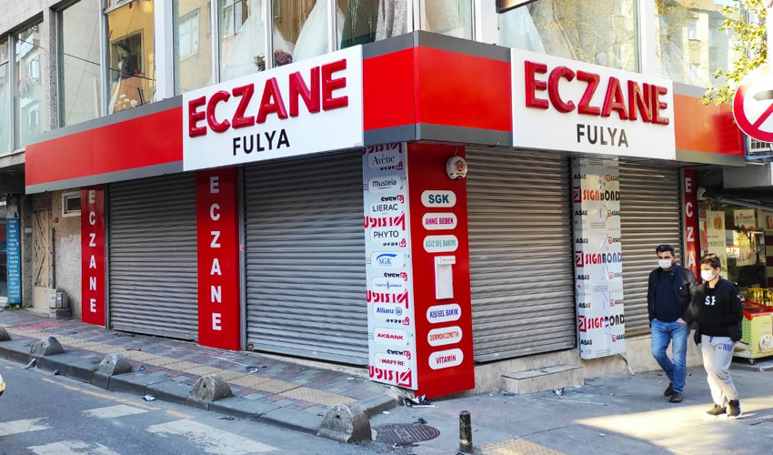 AKRA; yenibosna tabela, ışıklı tabela, led tabela, totem tabela, halkalı tabela, ışıklı tabela, led tabela