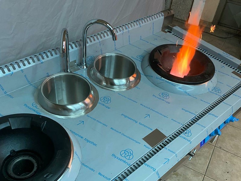 EKSEN; lokanta wok ocak imalatı imalatçısı,  endüstriyel tip wok imalatı imalatçısı, sanayi tipi wok imalatı