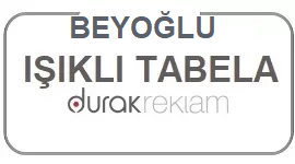 Beyoğlu Işıklı Tabela