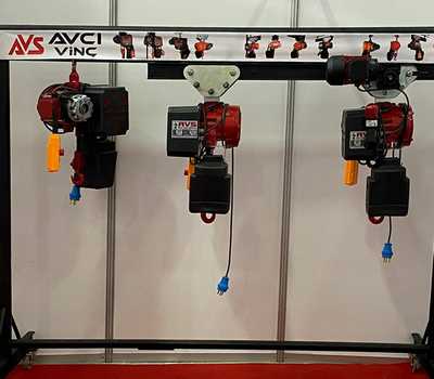 AVS Konya elektrikli zincirli vinç caraskal imalatı